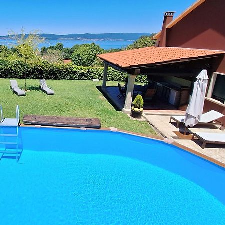 Chalet Rural 400 M Playa Piscina Barbacoa Chimenea Bueu Ngoại thất bức ảnh
