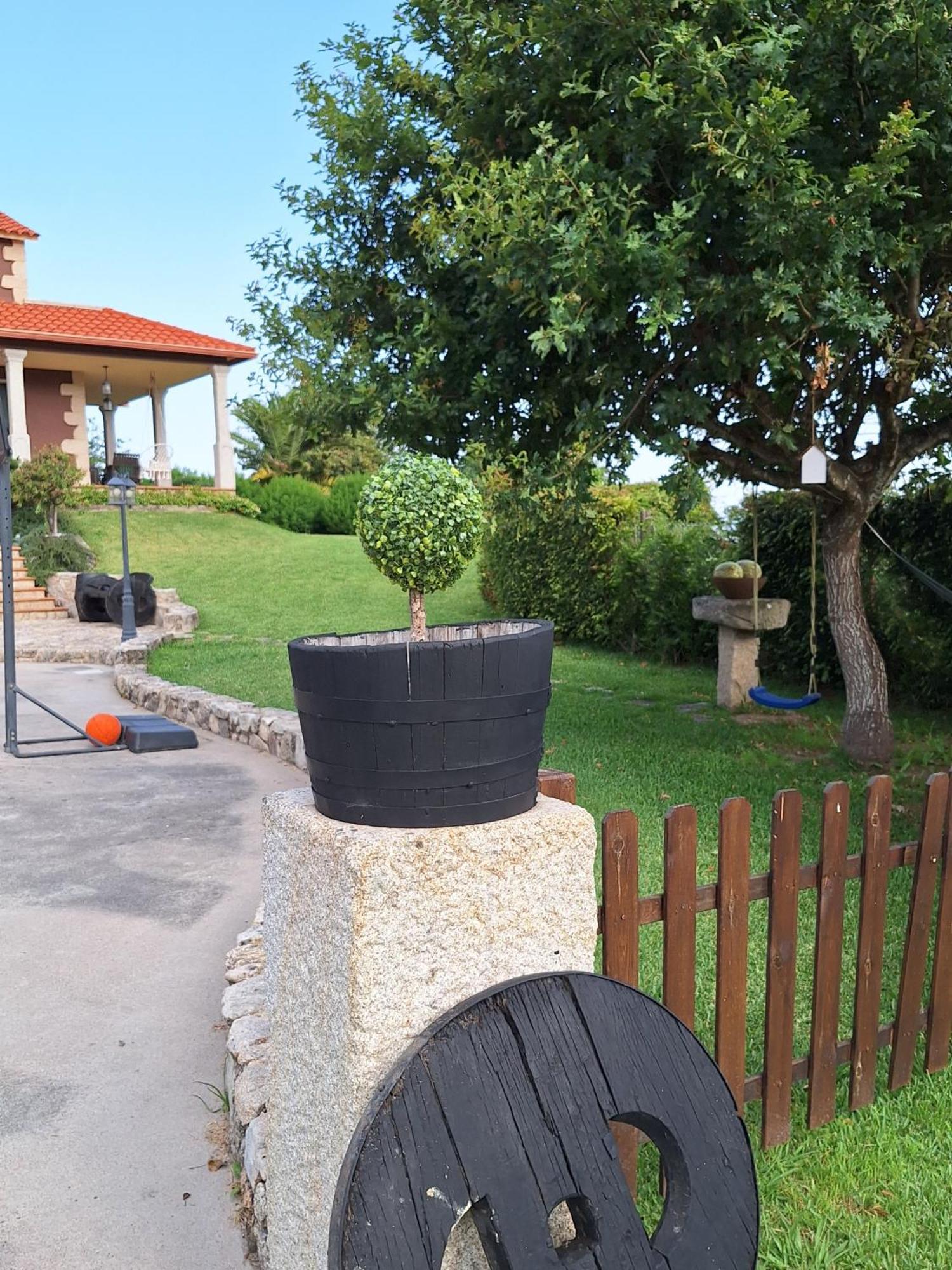 Chalet Rural 400 M Playa Piscina Barbacoa Chimenea Bueu Ngoại thất bức ảnh